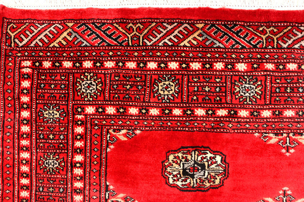 Red Bokhara 4' 7 x 6' 7 - No. 45876 - ALRUG Rug Store