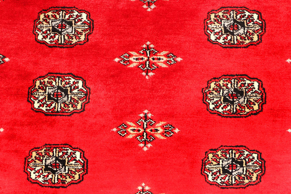 Red Bokhara 4' 7 x 6' 7 - No. 45876 - ALRUG Rug Store