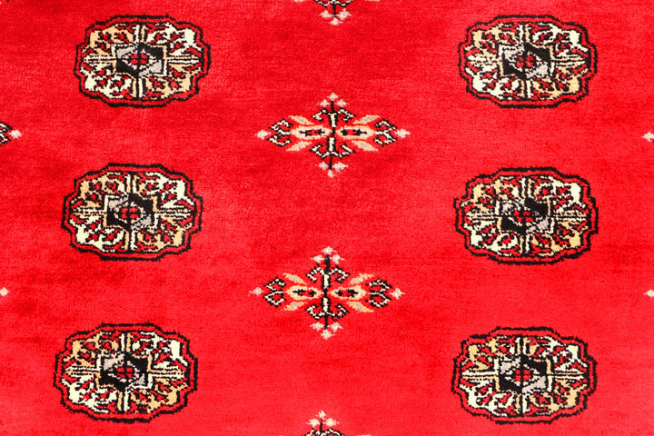 Red Bokhara 4' 7 x 6' 7 - No. 45876 - ALRUG Rug Store