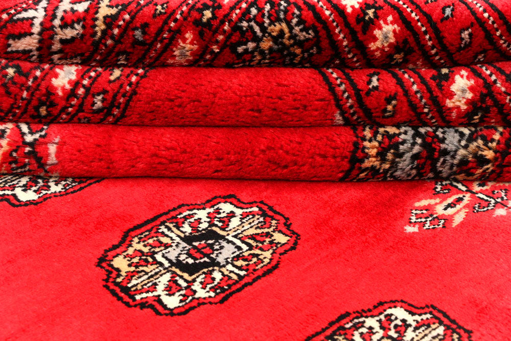 Red Bokhara 4' 7 x 6' 7 - No. 45876 - ALRUG Rug Store