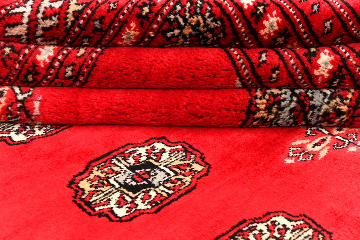 Red Bokhara 4' 7 x 6' 7 - No. 45876 - ALRUG Rug Store