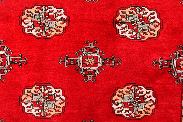 Red Bokhara 4'  6" x 7'  3" - No. QA59015