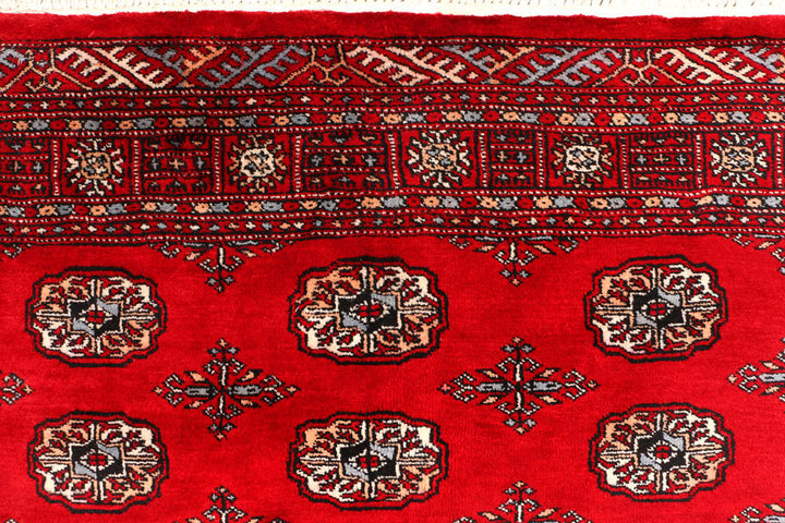 Dark Red Bokhara 4' 8 x 6' 7 - No. 45885 - ALRUG Rug Store