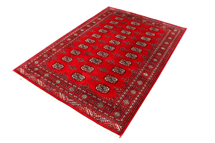 Dark Red Bokhara 4' 8 x 6' 7 - No. 45885 - ALRUG Rug Store