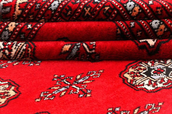 Dark Red Bokhara 4' 8 x 6' 7 - No. 45885 - ALRUG Rug Store