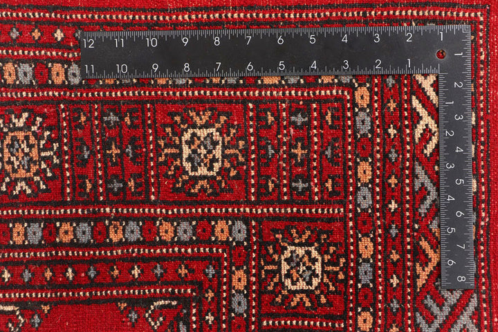 Dark Red Bokhara 4' 8 x 6' 7 - No. 45885 - ALRUG Rug Store