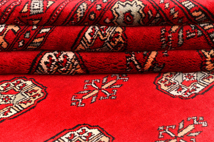 Dark Red Bokhara 4' 6 x 6' 10 - No. 45887 - ALRUG Rug Store