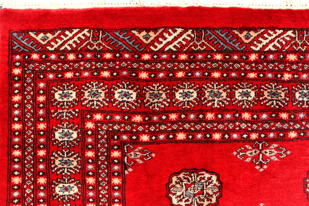 Red Bokhara 4' 6 x 6' 4 - No. 45893 - ALRUG Rug Store