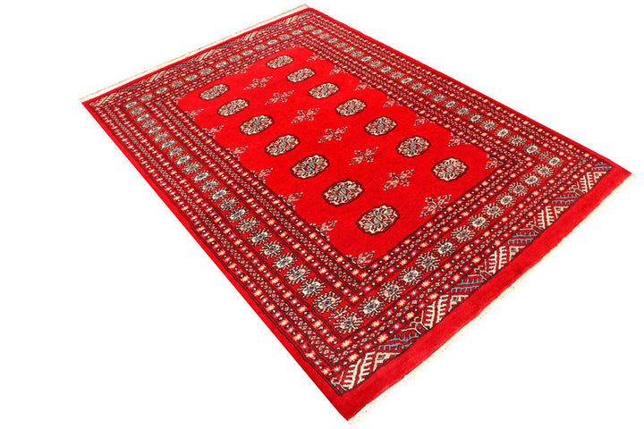 Red Bokhara 4' 6 x 6' 4 - No. 45893 - ALRUG Rug Store