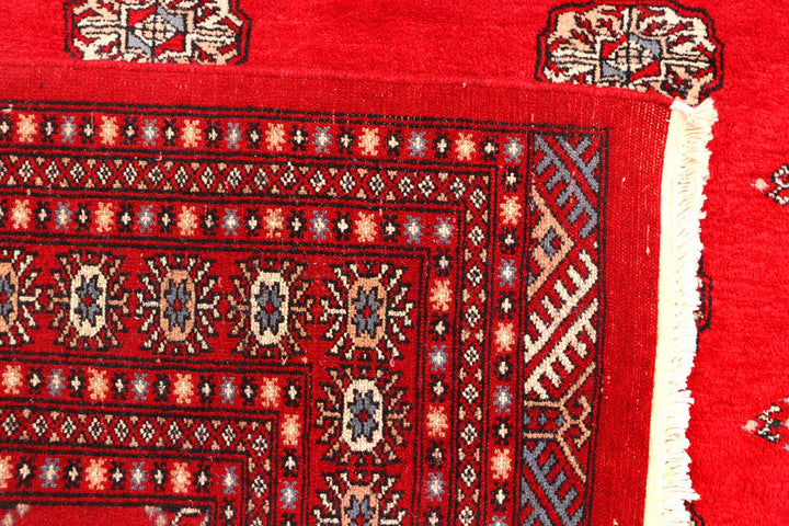 Red Bokhara 4' 6 x 6' 4 - No. 45893 - ALRUG Rug Store