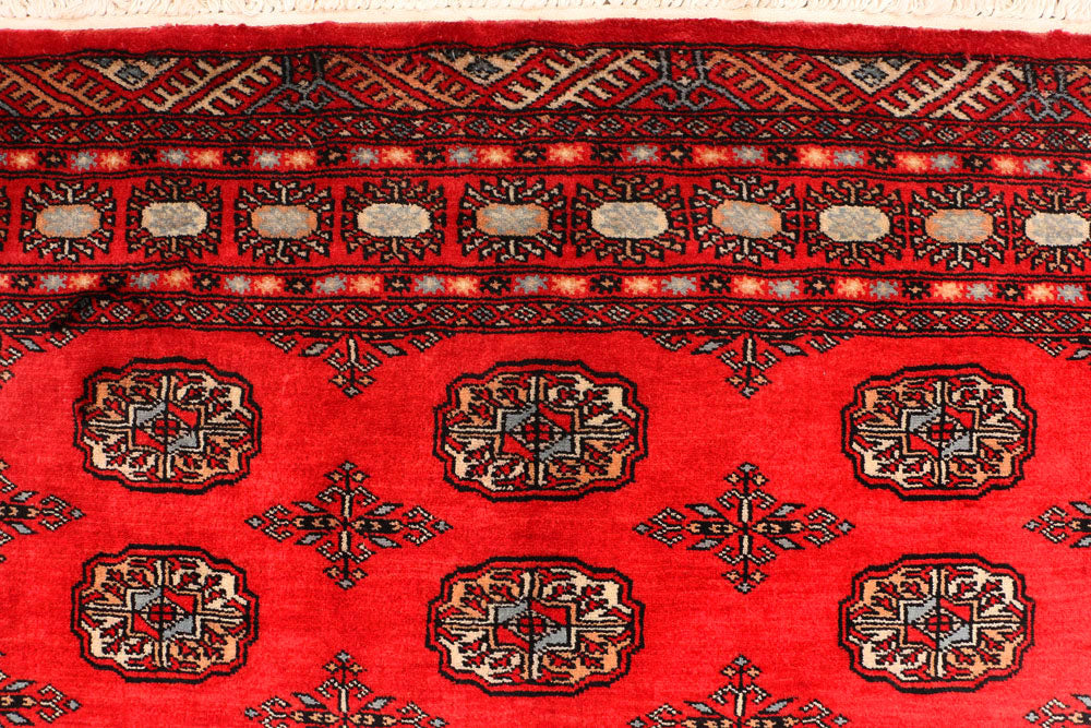 Crimson Bokhara 4' 9 x 6' 9 - No. 45895 - ALRUG Rug Store