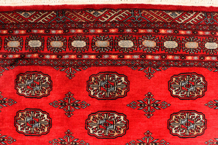 Crimson Bokhara 4' 9 x 6' 9 - No. 45895 - ALRUG Rug Store