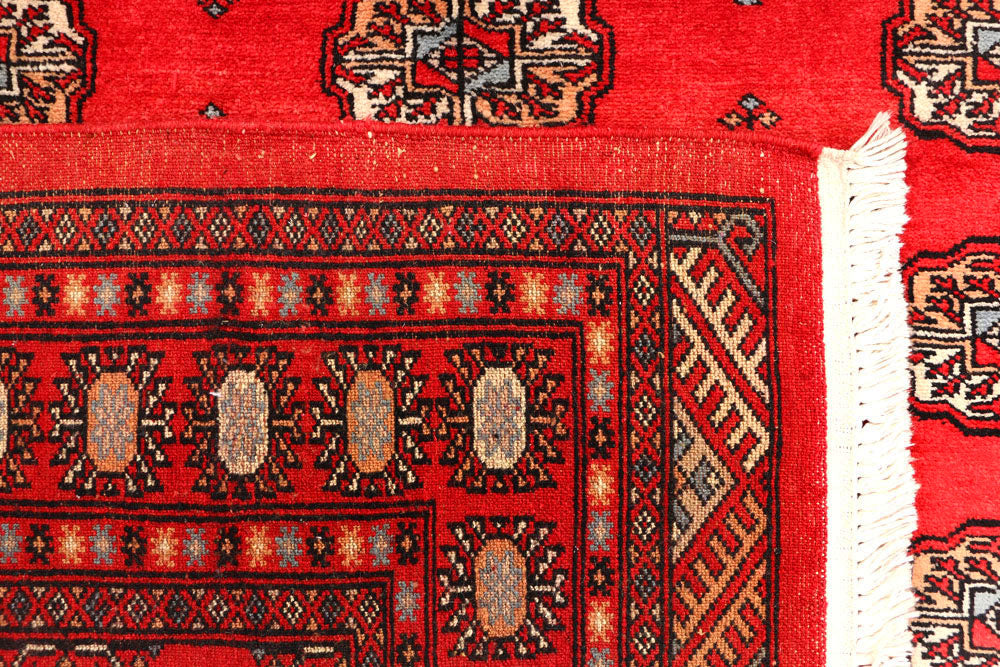 Crimson Bokhara 4' 9 x 6' 9 - No. 45895 - ALRUG Rug Store