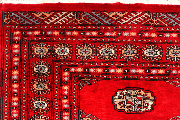 Red Bokhara 4' 6 x 6' - No. 45898 - ALRUG Rug Store