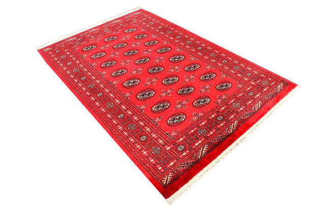 Crimson Bokhara 4' 7 x 6' 9 - No. 45900 - ALRUG Rug Store