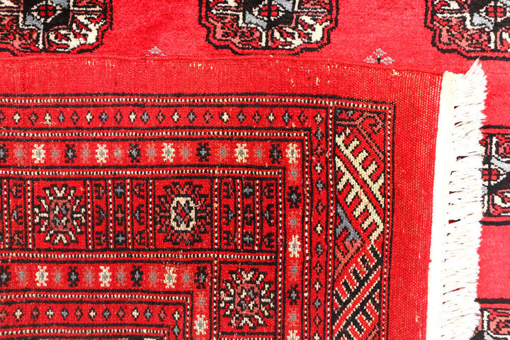 Crimson Bokhara 4' 7 x 6' 9 - No. 45900 - ALRUG Rug Store