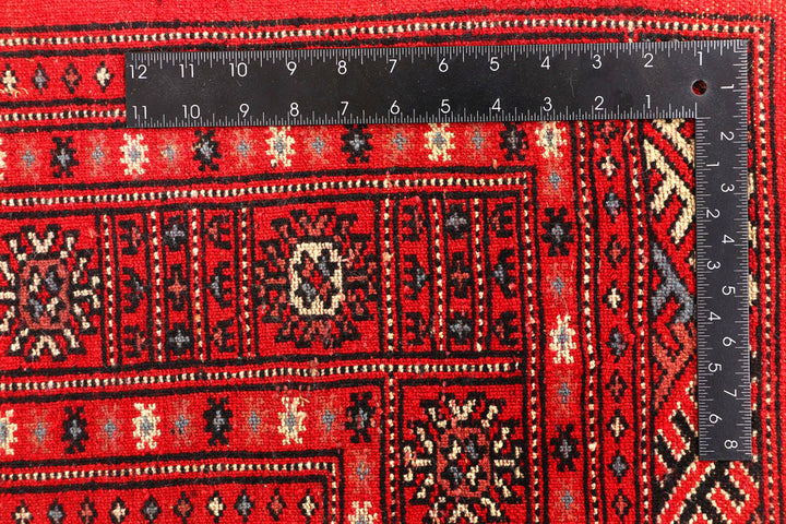 Crimson Bokhara 4' 7 x 6' 9 - No. 45900 - ALRUG Rug Store