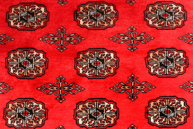 Crimson Bokhara 4' 8 x 7' 1 - No. 45902 - ALRUG Rug Store