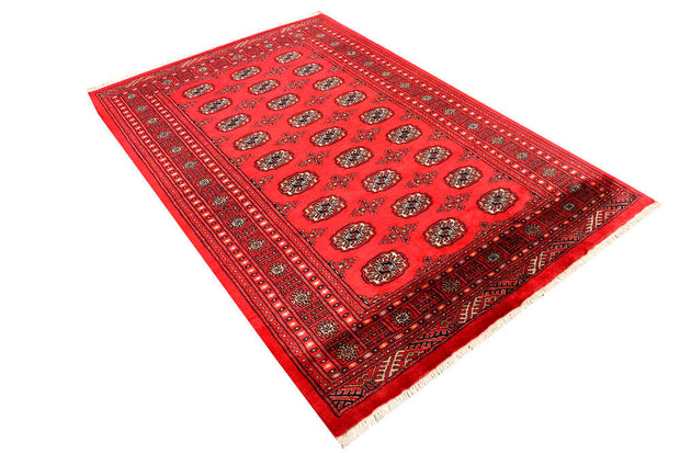 Crimson Bokhara 4' 8 x 7' 1 - No. 45902 - ALRUG Rug Store