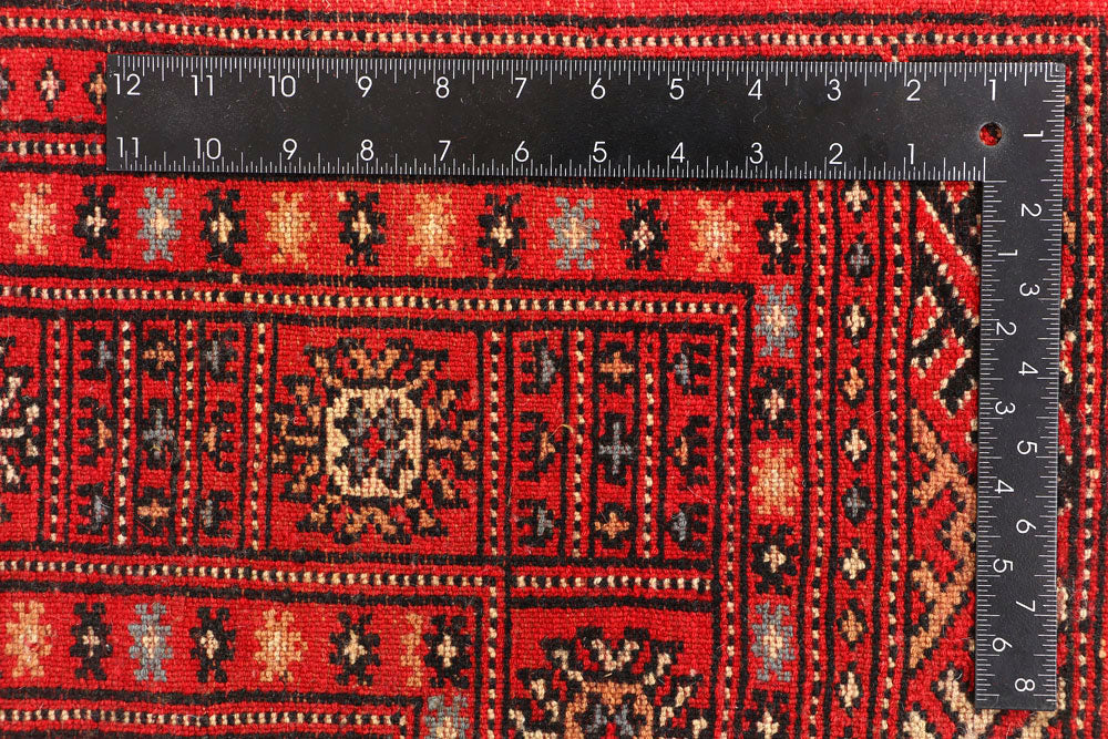 Crimson Bokhara 4' 8 x 7' 1 - No. 45902 - ALRUG Rug Store