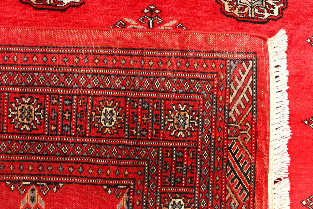 Crimson Bokhara 4' 8 x 7' - No. 45904 - ALRUG Rug Store