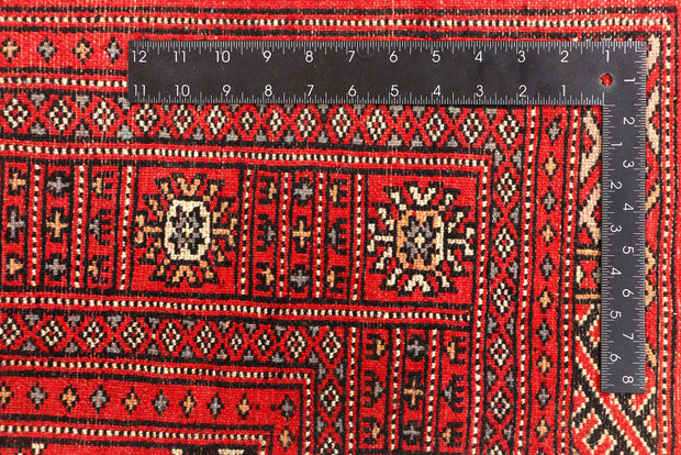 Crimson Bokhara 4' 8 x 7' - No. 45904 - ALRUG Rug Store
