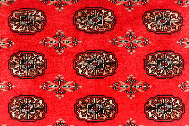 Red Bokhara 4' 8 x 6' 9 - No. 45906 - ALRUG Rug Store