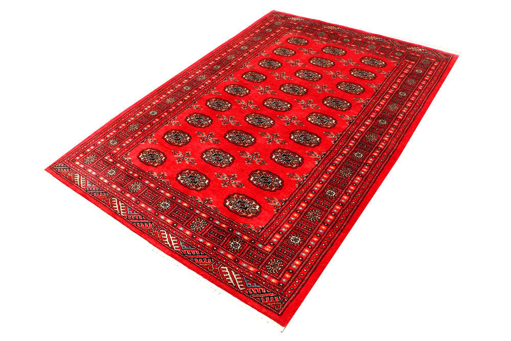Red Bokhara 4' 8 x 6' 9 - No. 45906 - ALRUG Rug Store
