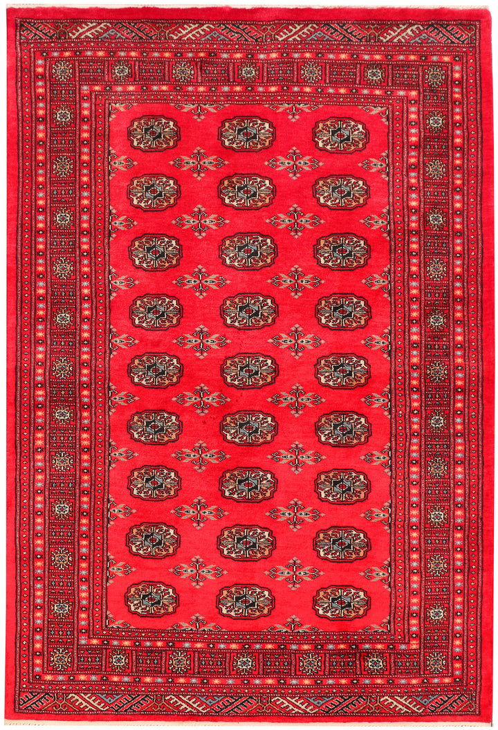 Red Bokhara 4' 8 x 6' 9 - No. 45906 - ALRUG Rug Store