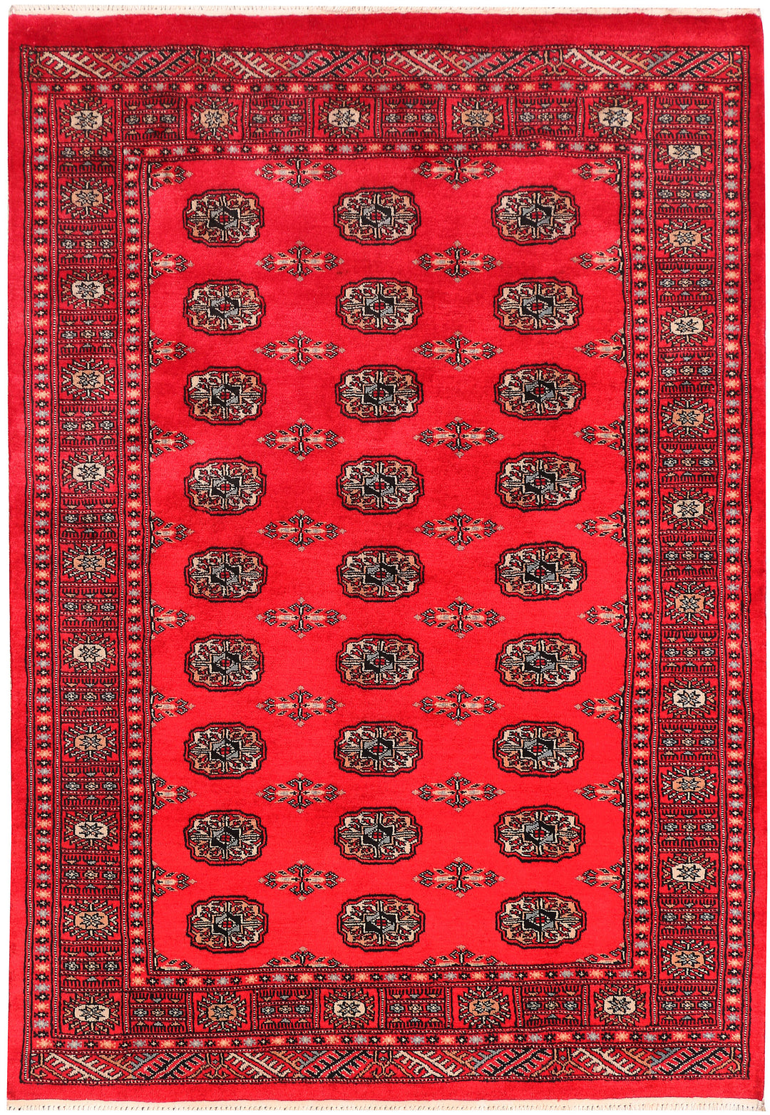 Red Bokhara 4' 8 x 6' 8 - No. 45907 - ALRUG Rug Store