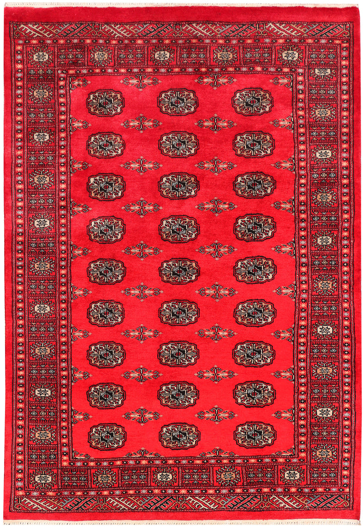 Red Bokhara 4' 8 x 6' 8 - No. 45907 - ALRUG Rug Store
