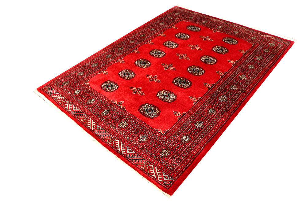 Red Bokhara 4' 9 x 6' 4 - No. 45913 - ALRUG Rug Store