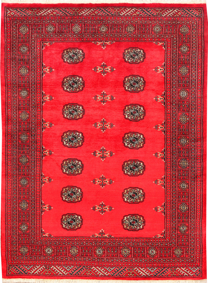 Red Bokhara 4' 9 x 6' 4 - No. 45913 - ALRUG Rug Store