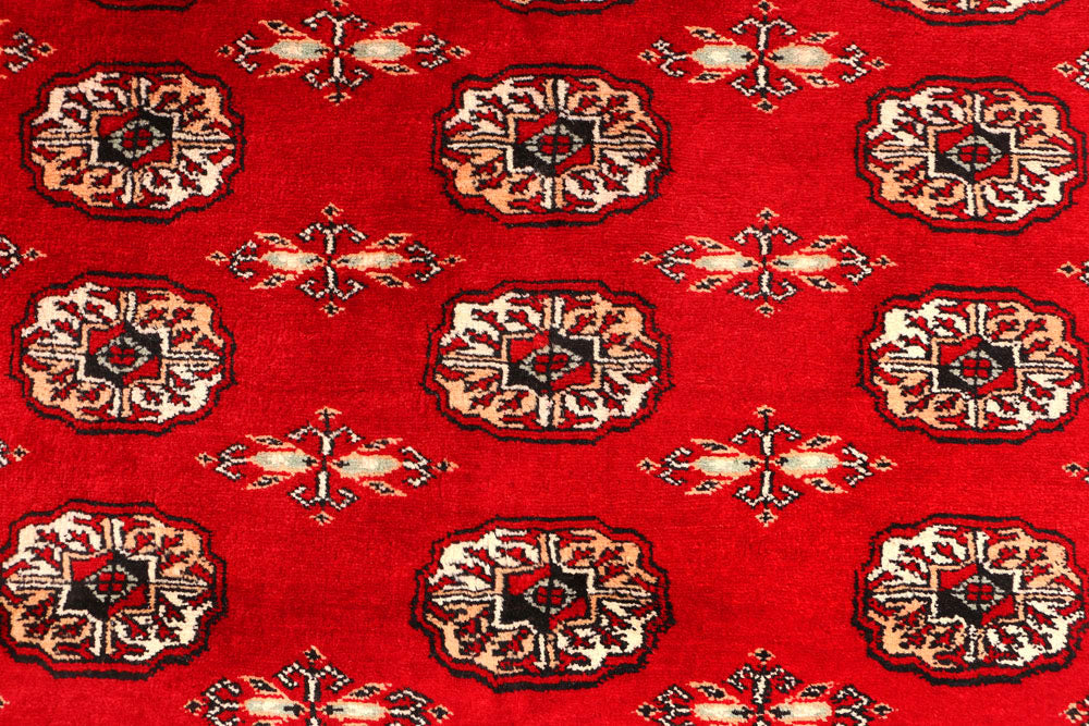 Dark Red Bokhara 4' 8 x 5' 9 - No. 45914 - ALRUG Rug Store