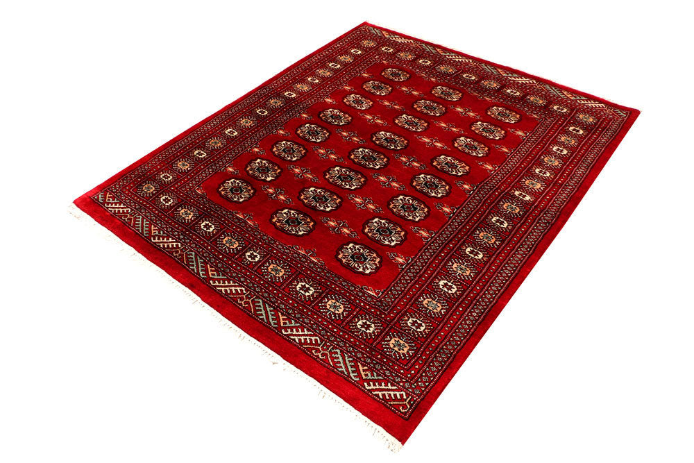 Dark Red Bokhara 4' 8 x 5' 9 - No. 45914 - ALRUG Rug Store