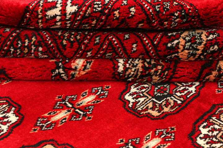 Dark Red Bokhara 4' 8 x 5' 9 - No. 45914 - ALRUG Rug Store