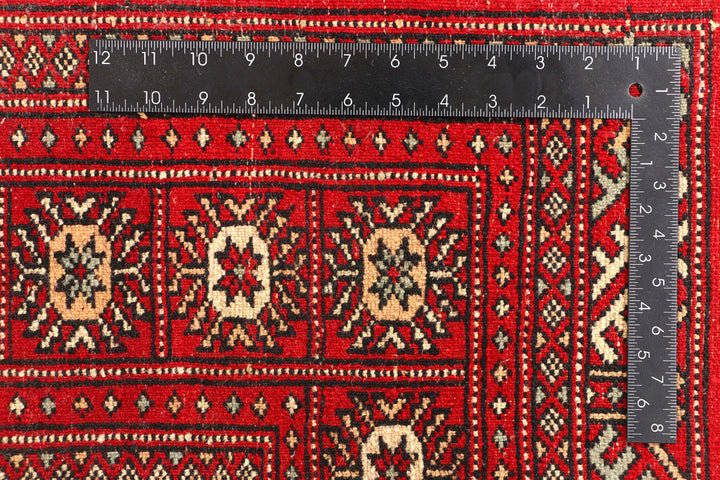 Dark Red Bokhara 4' 8 x 5' 9 - No. 45914 - ALRUG Rug Store