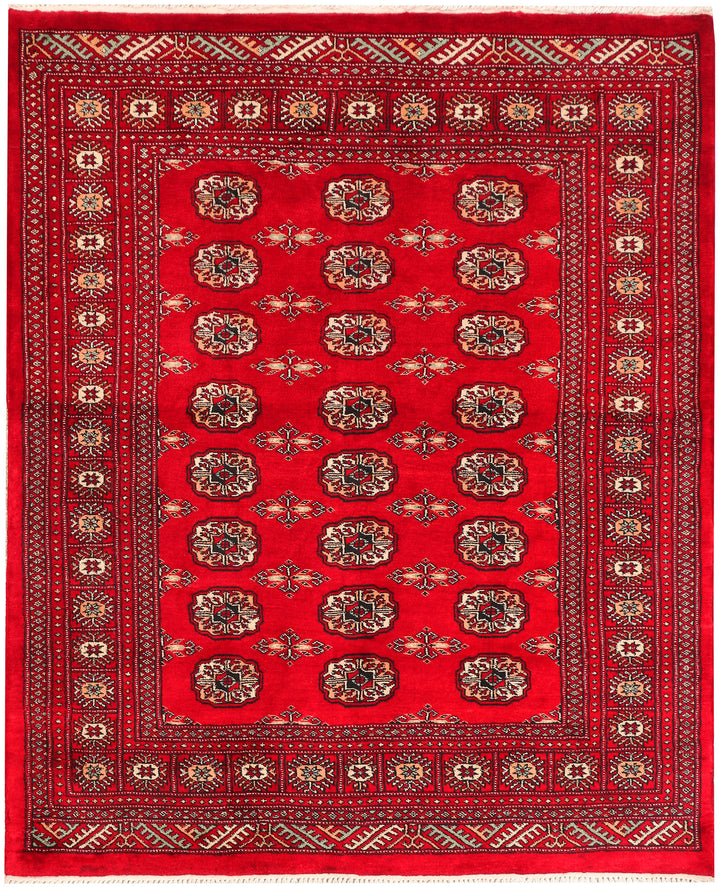 Dark Red Bokhara 4' 8 x 5' 9 - No. 45914 - ALRUG Rug Store