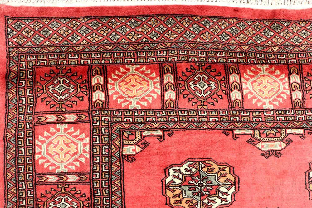 Light Coral Bokhara 4' 7 x 6' 9 - No. 45915 - ALRUG Rug Store