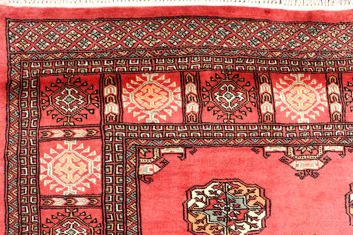Light Coral Bokhara 4' 7 x 6' 9 - No. 45915 - ALRUG Rug Store