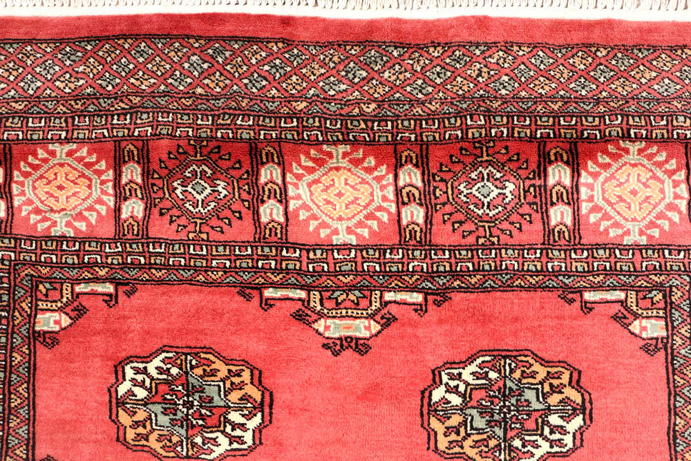 Light Coral Bokhara 4' 7 x 6' 9 - No. 45915 - ALRUG Rug Store