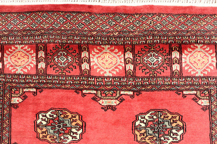 Light Coral Bokhara 4' 7 x 6' 9 - No. 45915 - ALRUG Rug Store