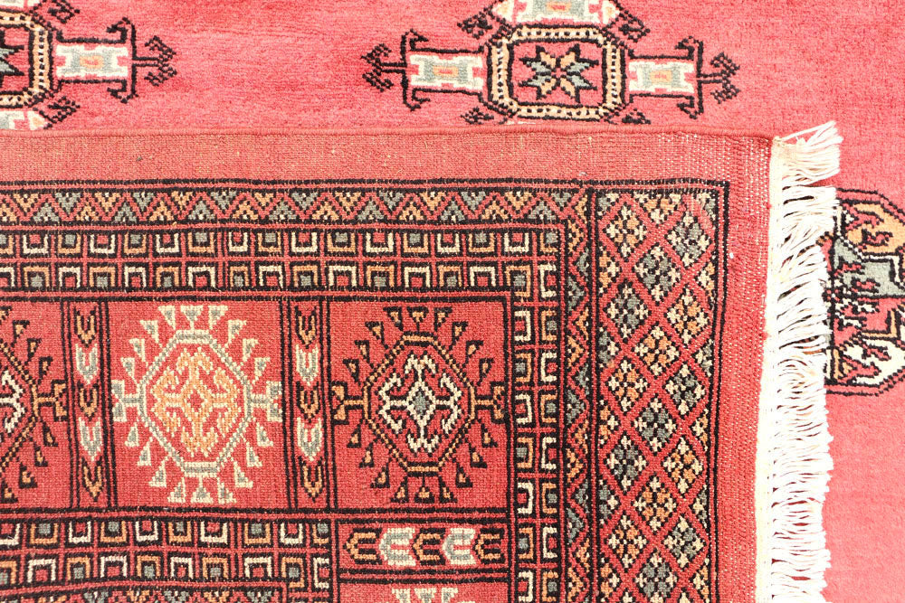 Light Coral Bokhara 4' 7 x 6' 9 - No. 45915 - ALRUG Rug Store