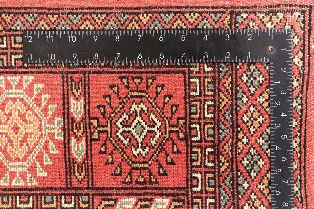 Light Coral Bokhara 4' 7 x 6' 9 - No. 45915 - ALRUG Rug Store