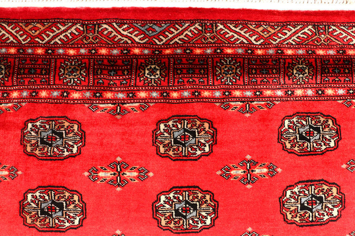 Crimson Bokhara 4' 7 x 6' 7 - No. 45916 - ALRUG Rug Store
