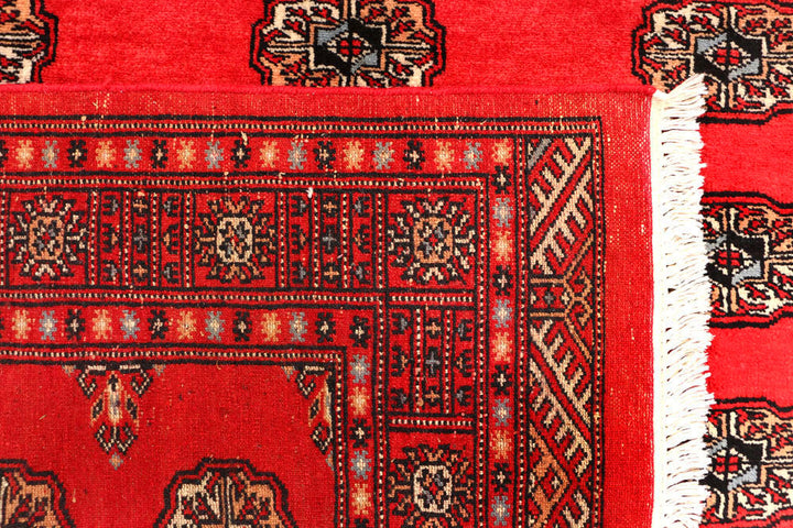 Crimson Bokhara 4' 7 x 6' 7 - No. 45916 - ALRUG Rug Store