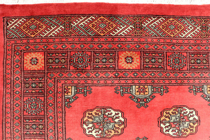 Light Coral Bokhara 5' 7 x 7' 8 - No. 45919 - ALRUG Rug Store