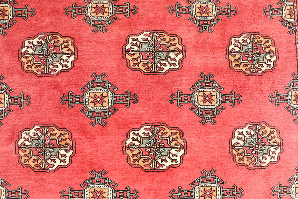 Light Coral Bokhara 5' 7 x 7' 8 - No. 45919 - ALRUG Rug Store