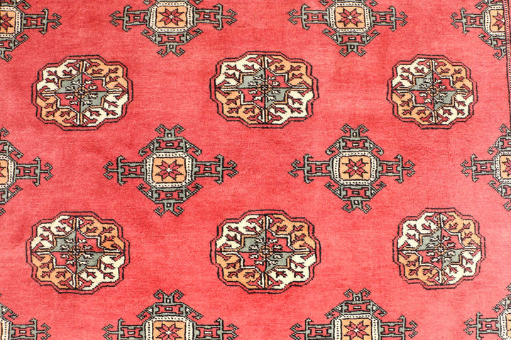Light Coral Bokhara 5' 7 x 7' 8 - No. 45919 - ALRUG Rug Store