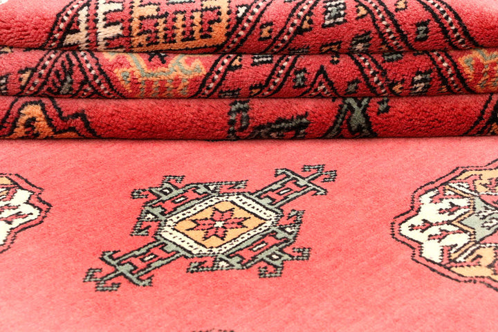 Light Coral Bokhara 5' 7 x 7' 8 - No. 45919 - ALRUG Rug Store